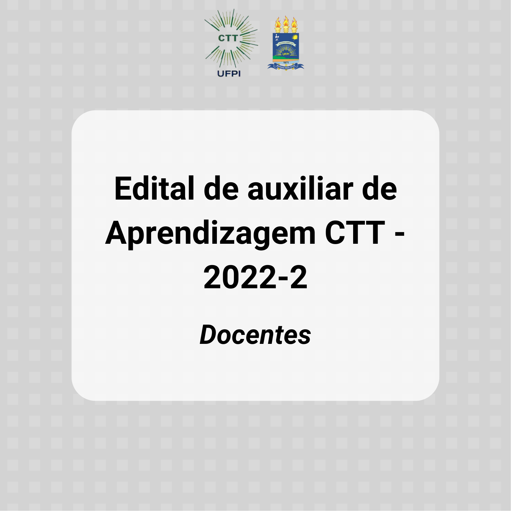 Edital de auxiliar de aprendizagem CTT 2022 2 1