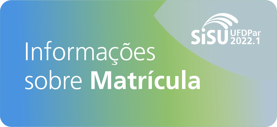 botão informações sobre matricula