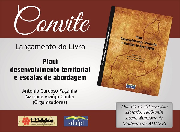 Convite Livro Piauí
