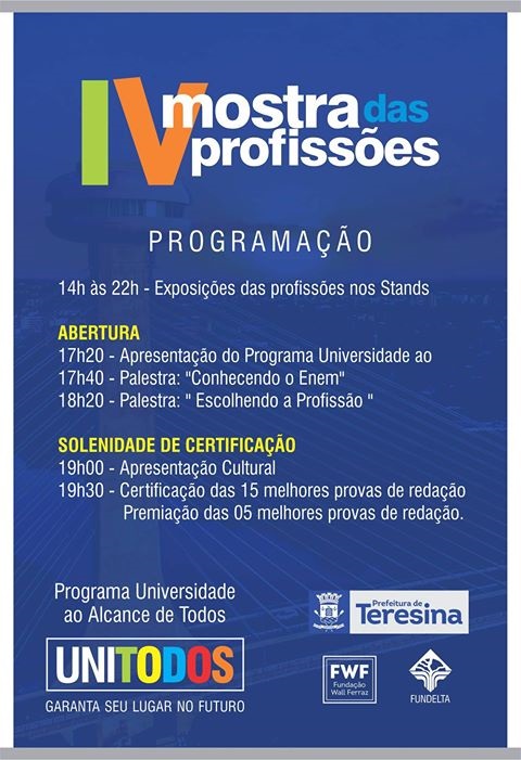 IV mostra das profissoes