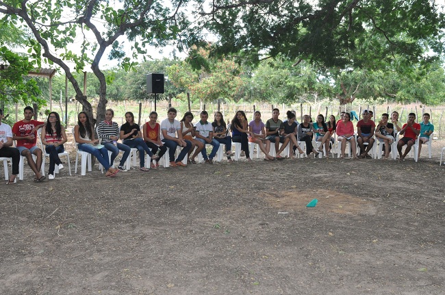 Visita do Reitor Pedro II alunos