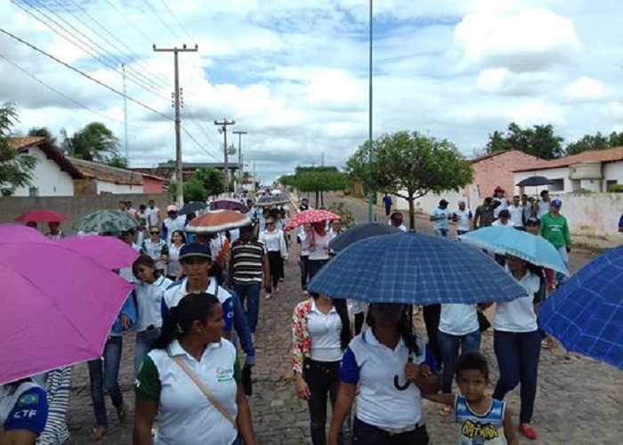 campanha contra aedes caminhada