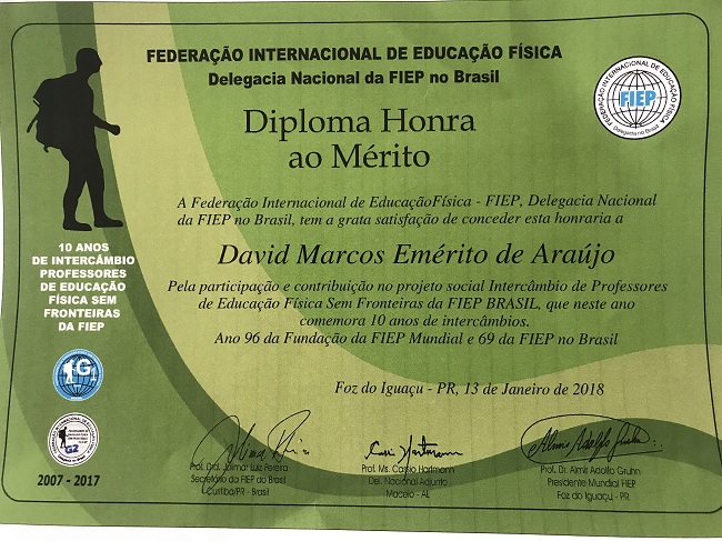 diploma david emerito