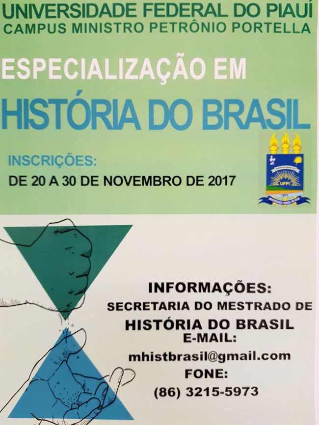 especializacao historia