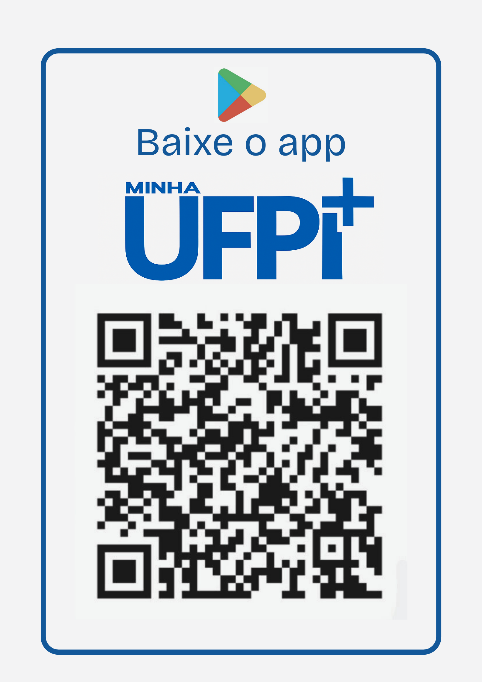 App Minha UFPI no Google Play